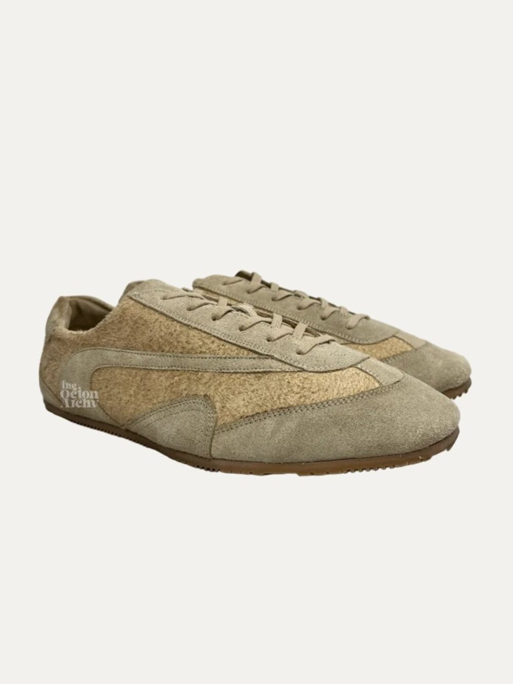 Size 45 COS Minimal Suede Sneakers 'Cappuccino' 382788-4815 Pre-Owned